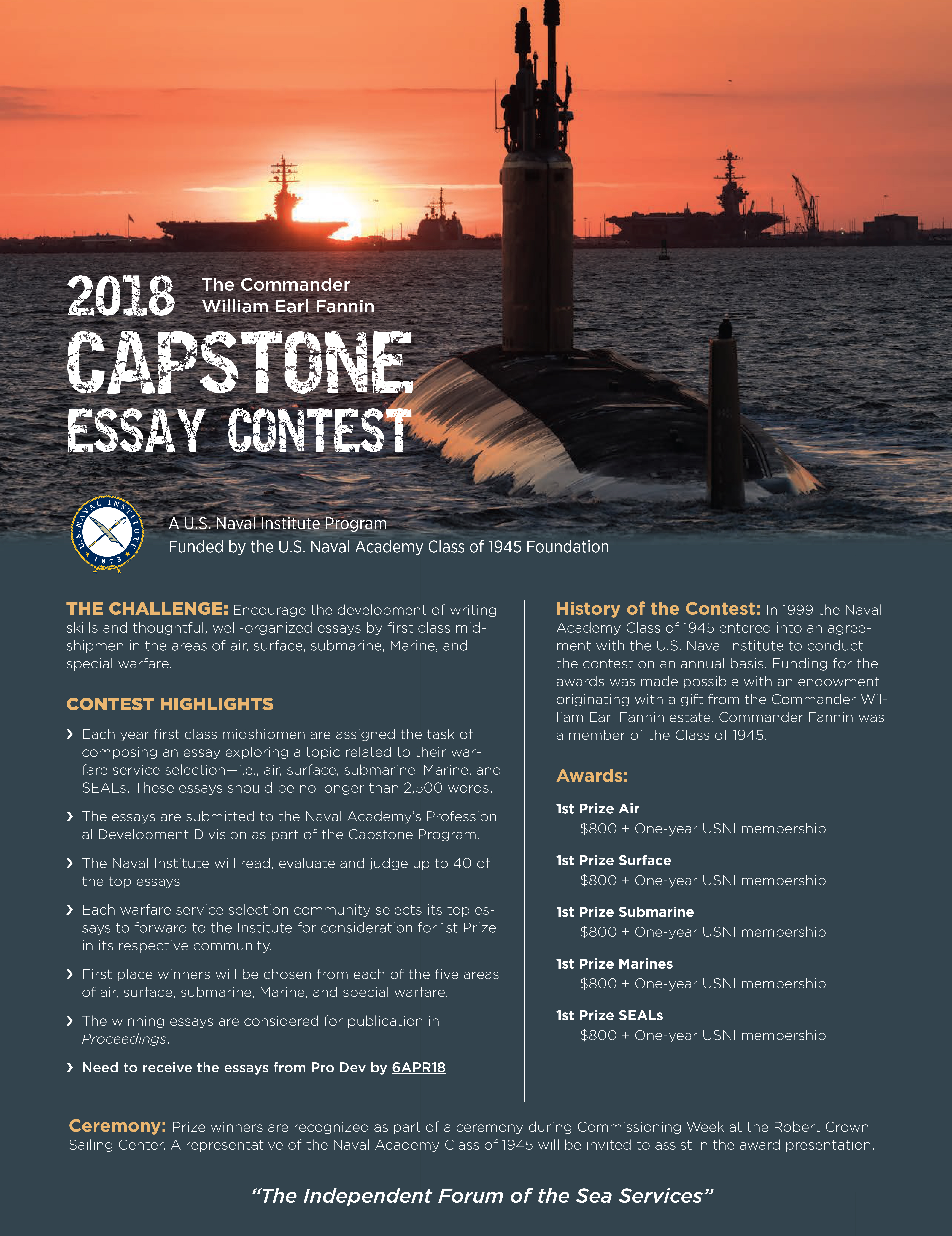Essay contest